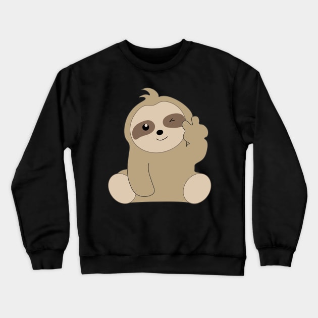 sloth Crewneck Sweatshirt by Flow Space